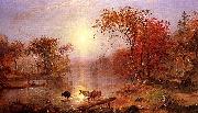 Albert Bierstadt Indian Summer on the Hudson River Spain oil painting artist